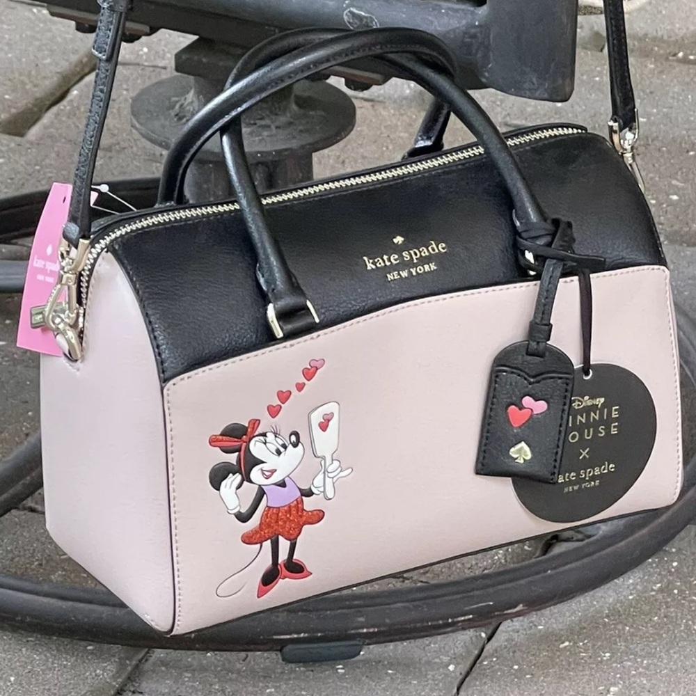 Kate spade medium duffel Minnie Mouse kate black - Picture 4 of 11